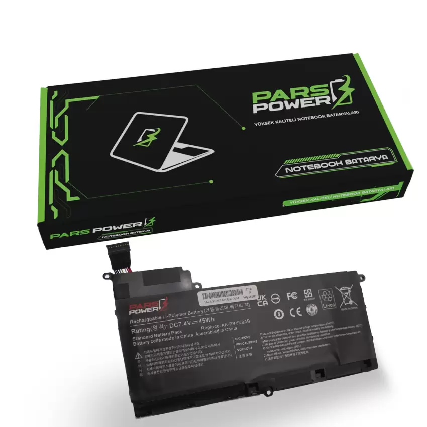 Samsung NP530U4C-S02TR Batarya - Pil (Pars Power)
